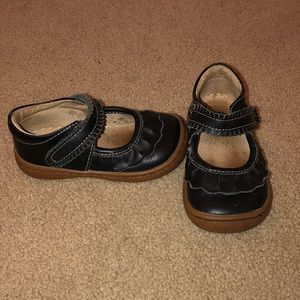 Livie & Luca Black Ruche, size 6